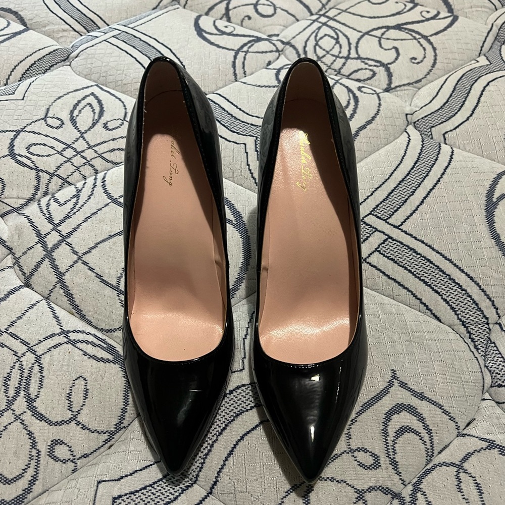 Black stilettos